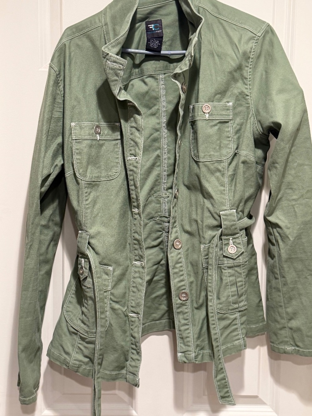 Sage canvas jacket
